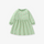 Kids Toddler Big Girls Summer Fashion Casual Sweet Cotton Solid Color Rainbow Pattern Round Neck Long Sleeve Dress