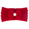 Kids Cute Bowknot Bunny Ears Wool Warm Headband