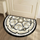 Semicircle Flower Printing Carpet