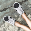 Women Fashion Casual Plus Size Star Round Toe Sneakers