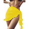 Women'S Fashion Beach Ruffle Chiffon Cover Up