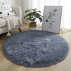 Household Solid Color Round Thickened Carpet