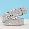 (Buy 1 Get 1) Women Chic Glitter Solid Color PU Belt