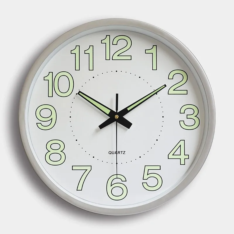 Minimalist Luminous Plastic Wall Clock