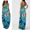 Women Fashion Print Sleeveless Slip Dress