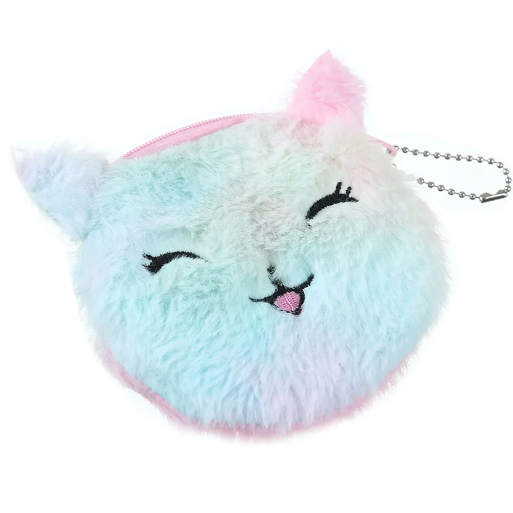 (Buy 1 Get 2 ) Cartoon Cat Plush Cute Coin Purse