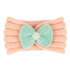 Kids Cute Bowknot Bunny Ears Wool Warm Headband