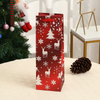 12pcs Christmas Red Wine Gift Wrapping Paper Bag