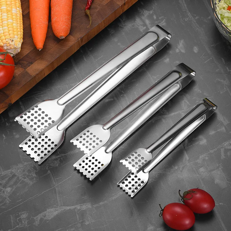 (Buy 1 Get 1) Home Kitchen Stainless Steel Hollow Multi-Purpose Square Food Clip