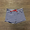 Kids Boys Basic Cartoon Animal Shark Stripe Pattern Stretch Beach Quick-Dry Swimwear Shorts