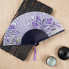 Creative Chinese Style Butterfly Flower Print Bamboo Folding Fan