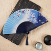 Creative Chinese Style Butterfly Flower Print Bamboo Folding Fan