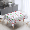 Christmas Table Decoration Rectangular Coffee Table Waterproof And Dustproof Tablecloth Tableware