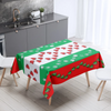 Christmas Table Decoration Rectangular Coffee Table Waterproof And Dustproof Tablecloth Tableware