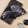 Creative Chinese Style Butterfly Flower Print Bamboo Folding Fan