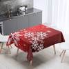 Christmas Table Decoration Rectangular Coffee Table Waterproof And Dustproof Tablecloth Tableware