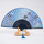 Classical Chinese Style Butterfly Floral Dragonfly Printed Bamboo Tassel Folding Fan