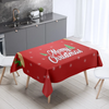 Christmas Table Decoration Rectangular Coffee Table Waterproof And Dustproof Tablecloth Tableware