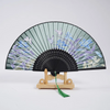 Classical Chinese Style Butterfly Floral Dragonfly Printed Bamboo Tassel Folding Fan