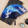 Creative Chinese Style Butterfly Flower Print Bamboo Folding Fan