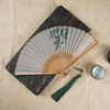 (Buy 1 Get 1) Vintage Chinese Style Silk Embroidered Tassel Folding Fan