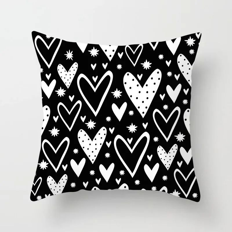 (Buy 1 Get 1) Simple Style Geometry Print Sofa Car Supply Cushion Cover Without Insert