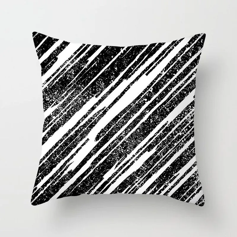 (Buy 1 Get 1) Simple Style Geometry Print Sofa Car Supply Cushion Cover Without Insert