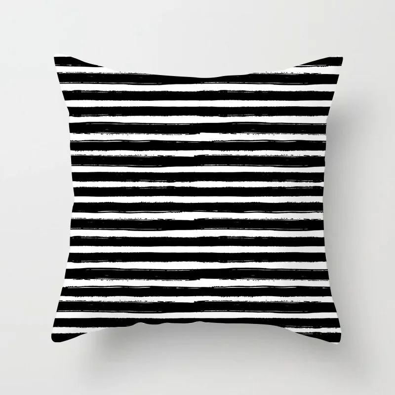 (Buy 1 Get 1) Simple Style Geometry Print Sofa Car Supply Cushion Cover Without Insert