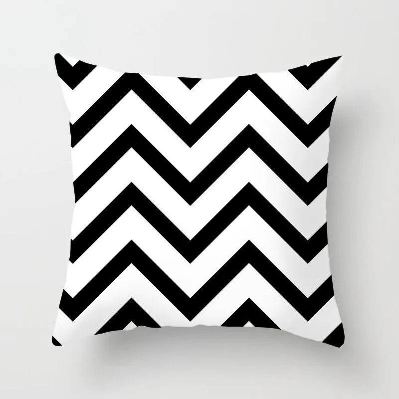 (Buy 1 Get 1) Simple Style Geometry Print Sofa Car Supply Cushion Cover Without Insert