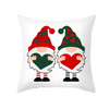 (Buy 1 Get 2) Cartoon Santa Claus Print Letter Pillowcase