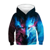 Kids Glowing Wolf Printed Sweatshirt