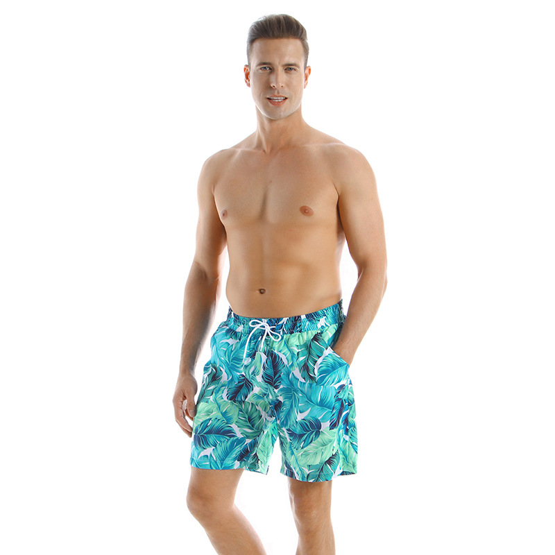 M-2XL Men Graphic Printed Beach Shorts