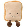 Kids Cute Cartoon Small Eyes Toast Bread Baguette Croissant Small Feet Plush Doll Toy