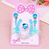 (Buy 1 Get 2) Children Kids Baby Fashion Girls Cartoon Fishtail Bead Necklace Bracelet Earrings Set