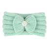 Kids Cute Bowknot Bunny Ears Wool Warm Headband