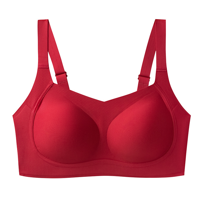 Women'S Comfortable Non-Marking Anti-Gravity Tito Side Shuttle Big Cup Back Button Bra