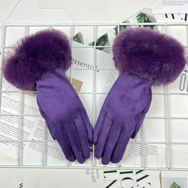 (Buy 1 Get 1) Women Warm Thickened Plush  Winter Gloves