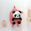 Children Kids Baby Fashion Boys Girls Cartoon Panda Doll Plushtoy Backpack School Bag