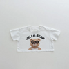 Children Kids Baby Fashion Boys Girls Casual Short Sleeve Cartoon Bear Print T-Shirt