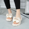 )2 pairs) Women Fashion Bow Thick-Soled Slippers