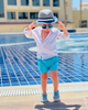 Kids Toddler Big Boys Summer Fashion Casual Solid Color Button Shirt Shorts Set