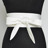 Women Fashion Bowknot Lace-Up Wide Girdle Belt