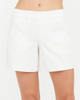 Women Fashion Casual Solid Color Stretch Shorts