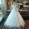 Fashion Women Temperament White Tube Top Forest Series Lace Wedding Dress