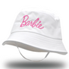 Kids Baby Unisex Summer Fashion Casual Cute Barbie Powder Embroidery Fisherman Hat