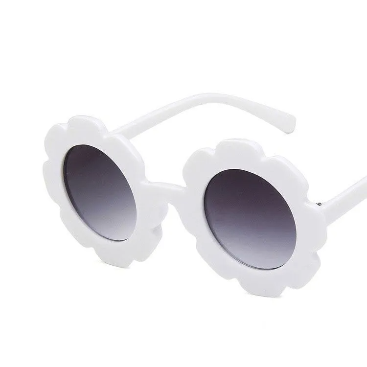 Stylish Kids Flower Pattern Sun-Shading Sunglasses