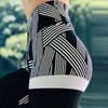 Stripe Print High-Waisted Sports Hip-Lifting Pants