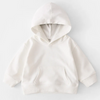 Children Kids Toddlers Solid Color Round Neck Long-Sleeved Hoodies