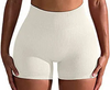 (Buy 1 Get 1) Women Basic High Waist Abdominal Hip Tight Seamless Yoga Running Sports Fitness Breathable Shorts