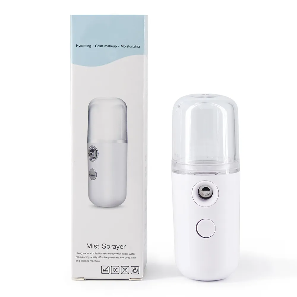 (Buy 1 Get 2) New Nano Face Mist Spray Facial Sprayer Moisturizing Humidifier USB Charge Steamer Beauty Skin Care Tool